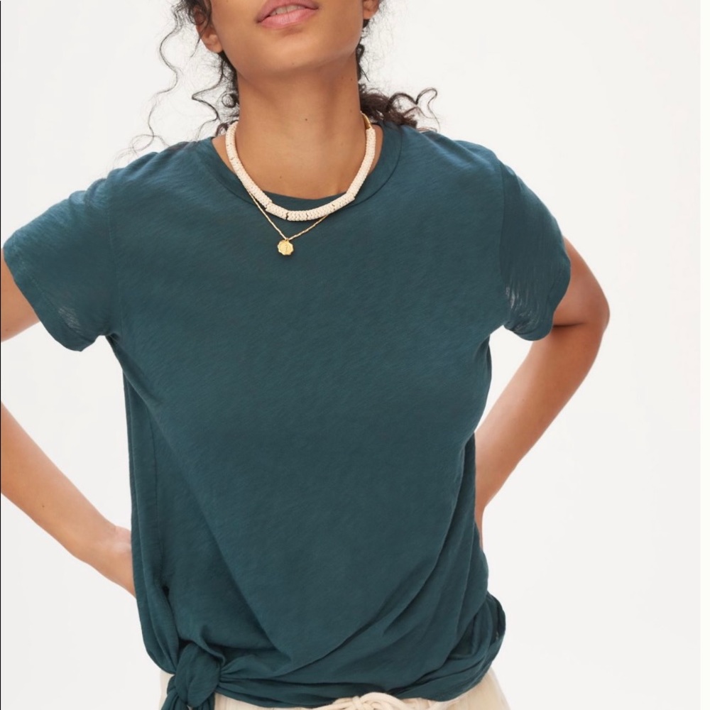 Stateside Asymmetrical short sleeve T-shirt
